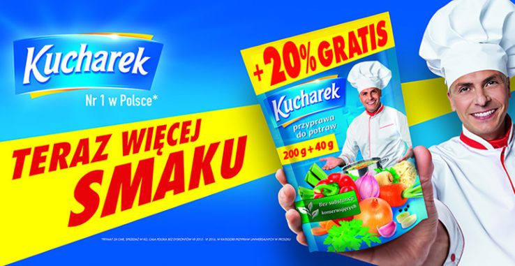 Promocję przypraw Kucharek wesprze kampania reklamowa na billboardach oraz w radiu!