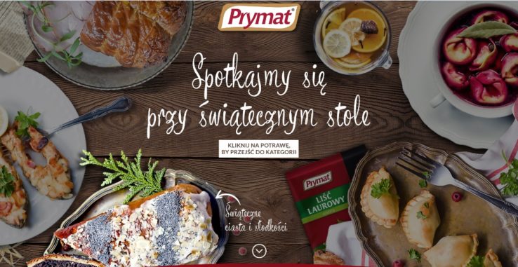 Kampania marki Prymat w Internecie „Spotkajmy się przy świątecznym stole”